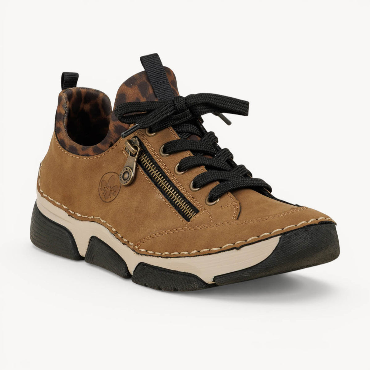Baskets Femme RIEKER 45973 - RIOT Marron