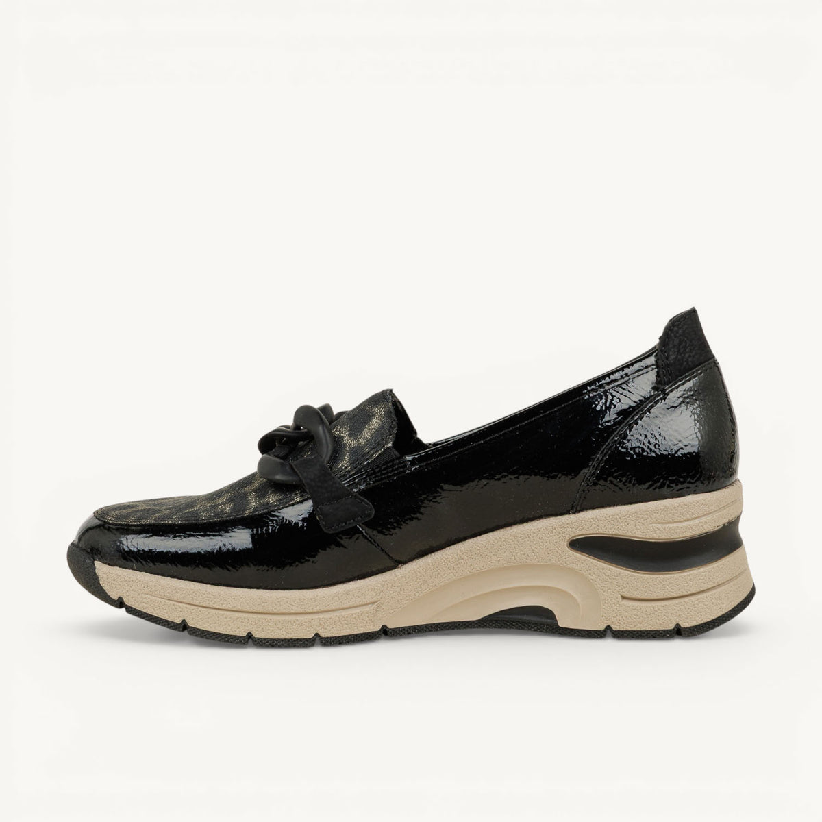 Mocassins Femme RIEKER N9350 - RIMOP Noir