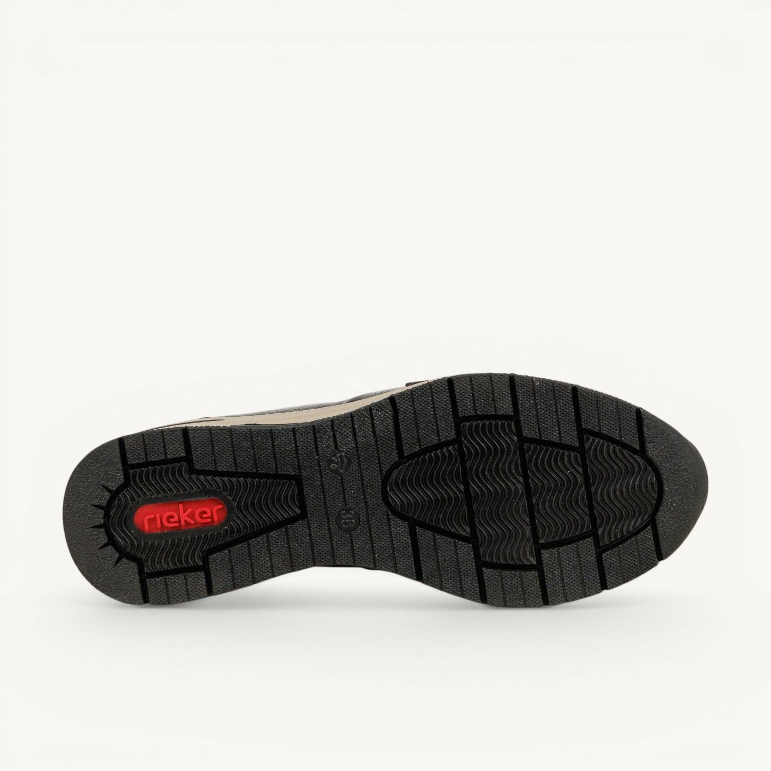 Mocassins Femme RIEKER N9350 - RIMOP Noir