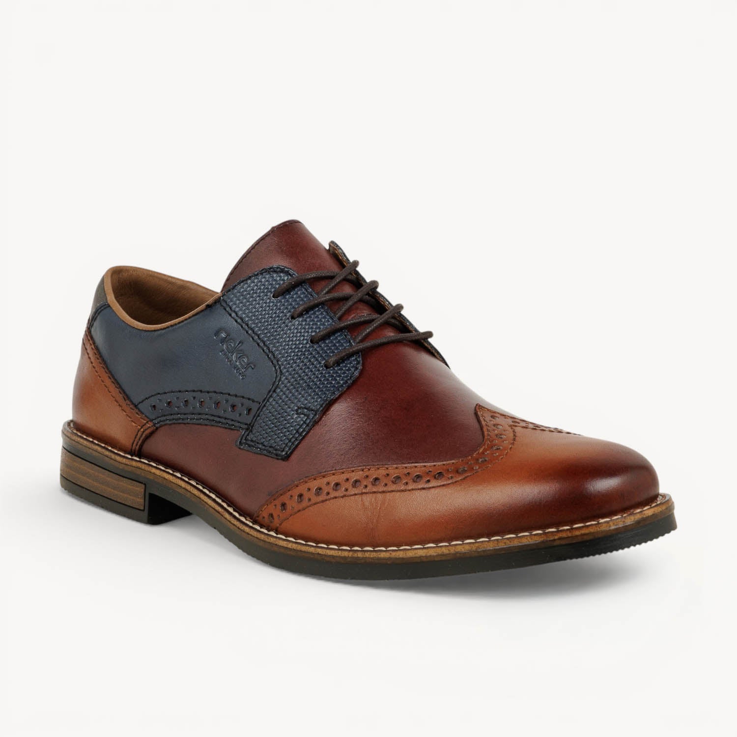 Derbies et Richelieus Homme RIEKER 13528 - RIMULTI Marron