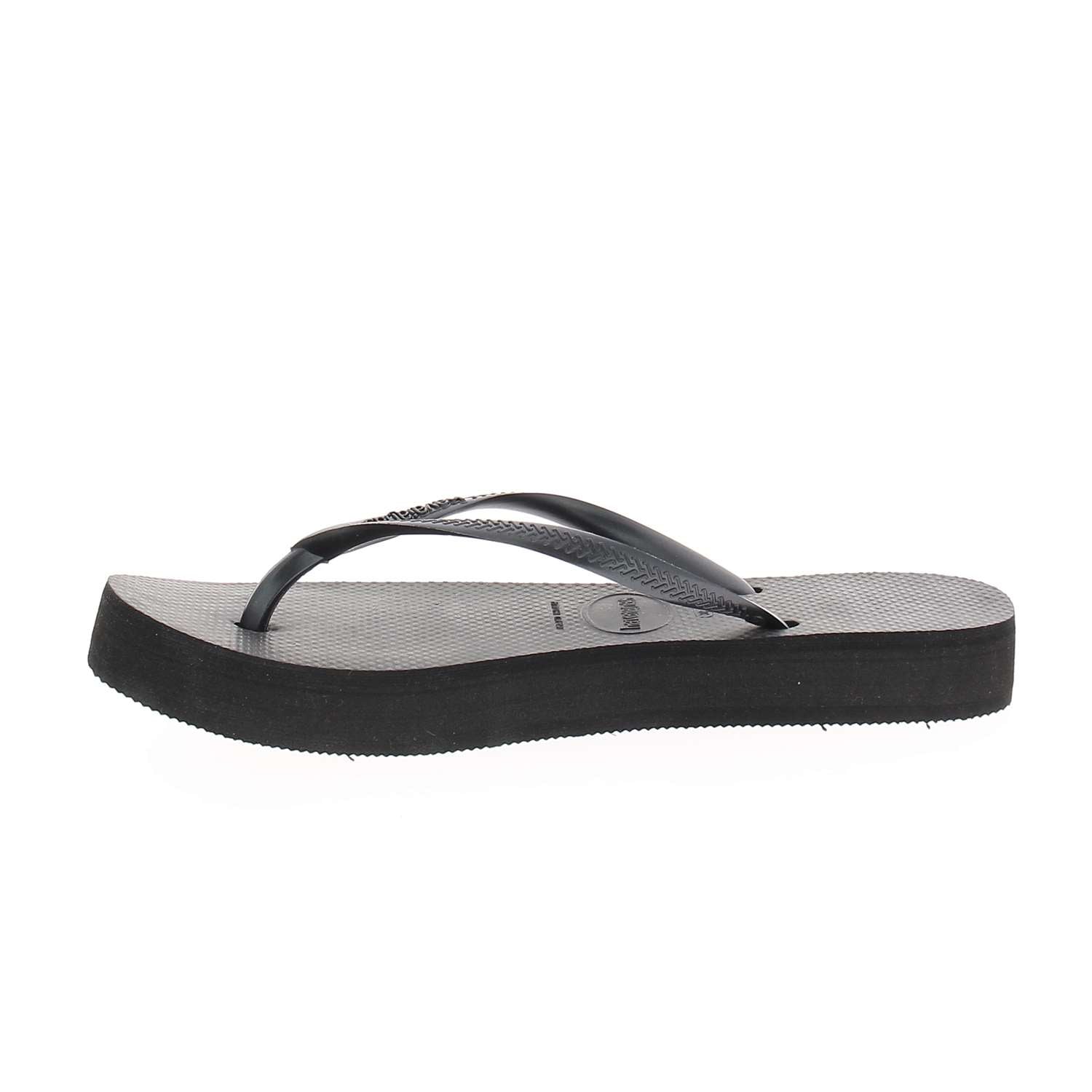 Tongs et crocs Femme HAVAIANAS SLIM PLATFORM Noir