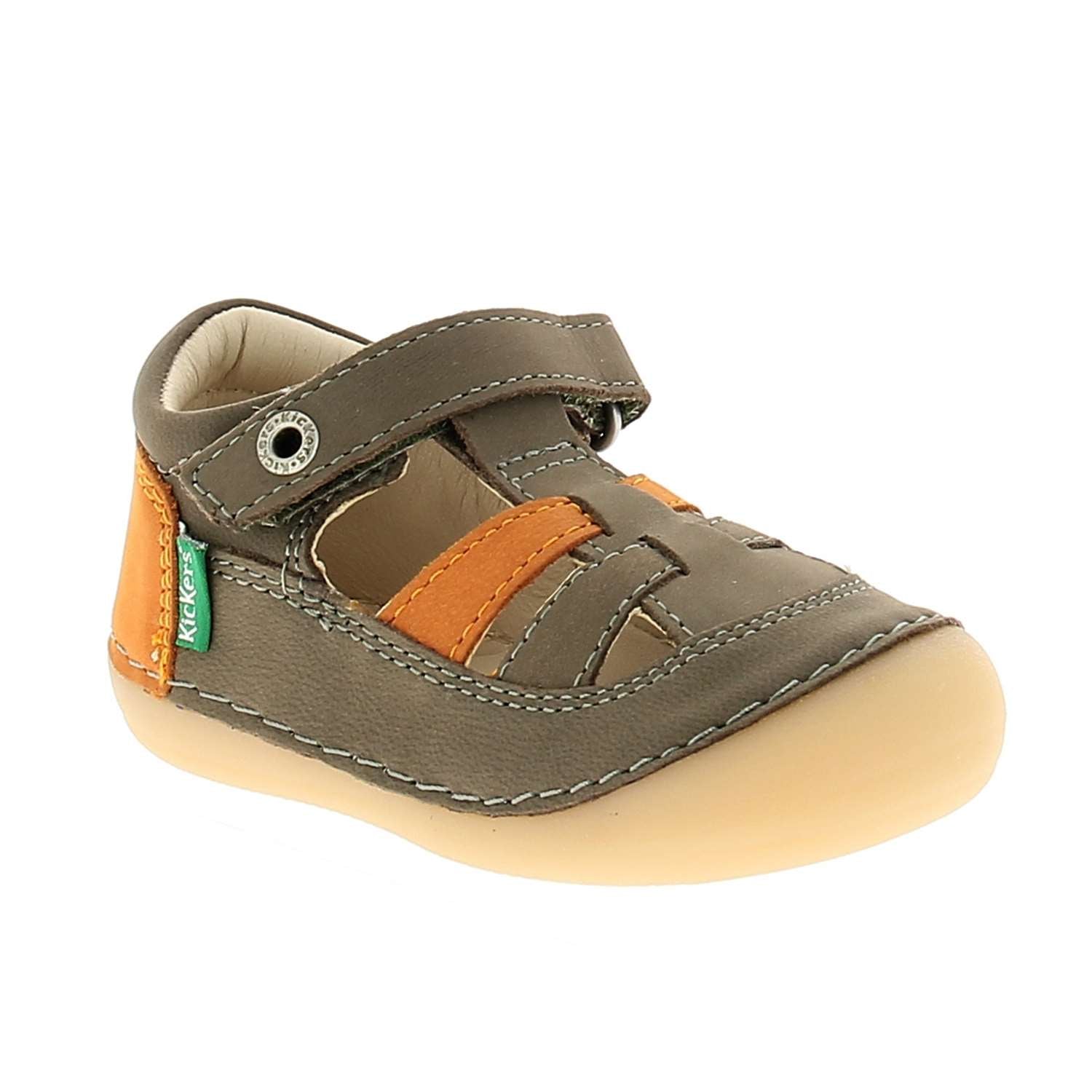 Sandales Enfant KICKERS SUSHY Kaki