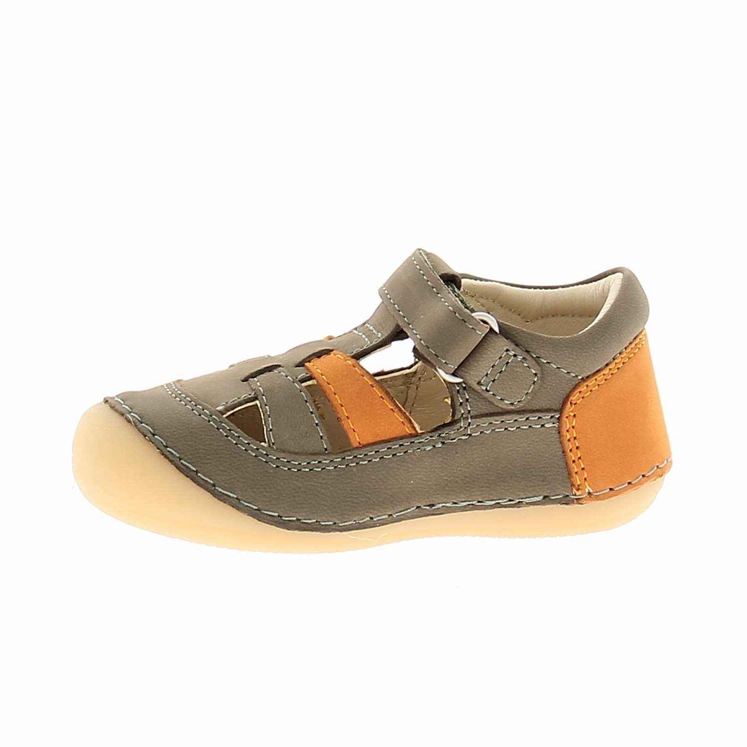 Sandales Enfant KICKERS SUSHY Kaki