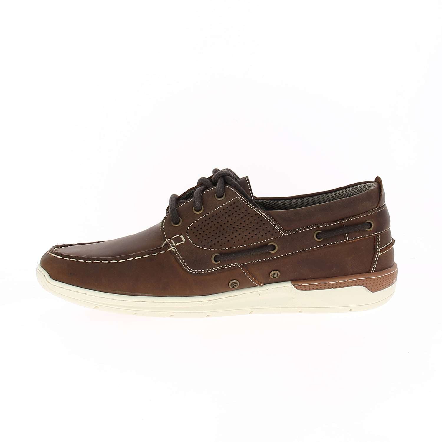 Chaussures bateau Homme TBS MATBOAT Marron