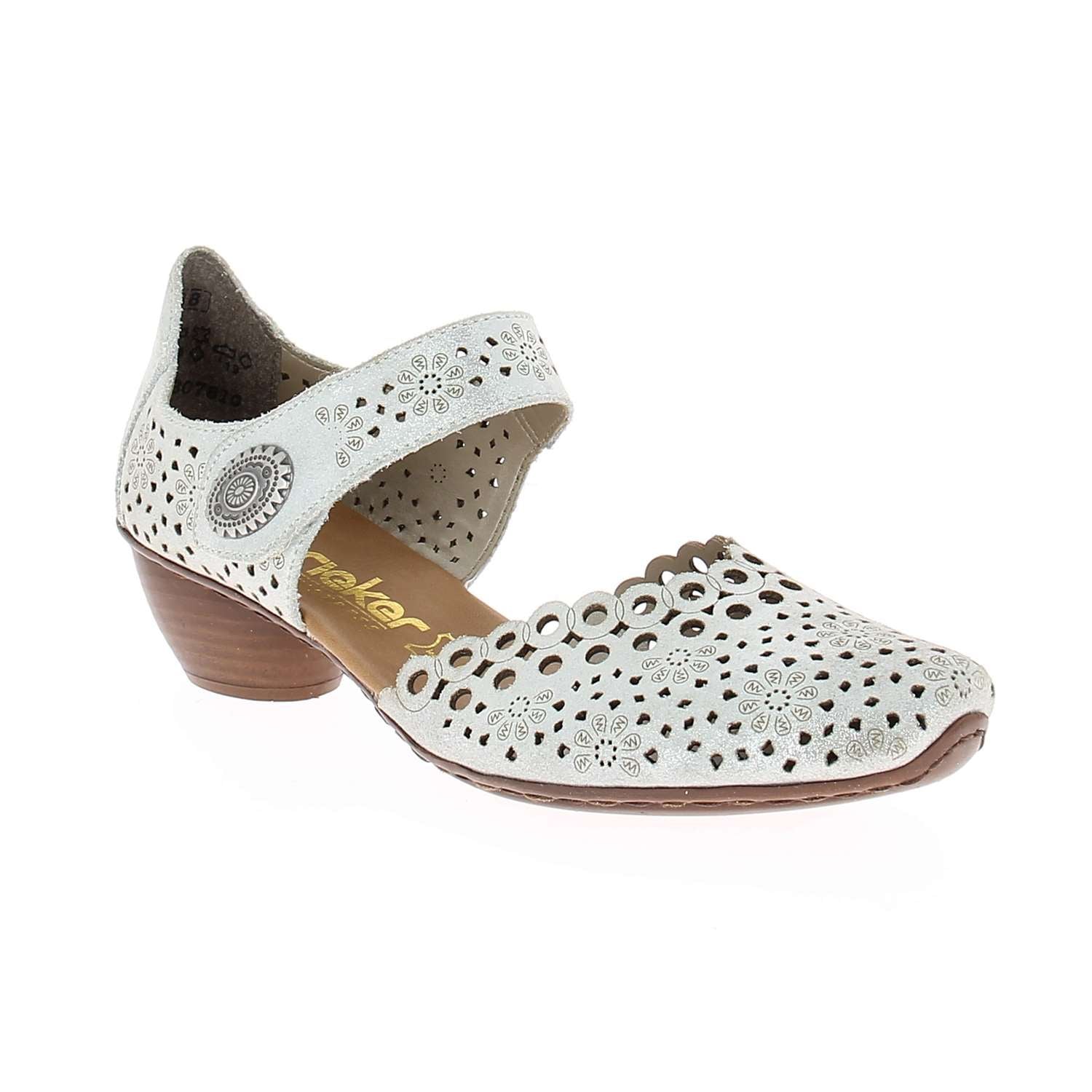 Ballerines et babies Femme RIEKER RITROT Argent