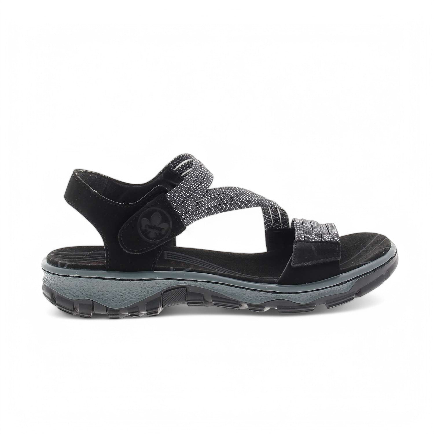 Sandales Femme RIEKER 68871 - RIOLLE Noir