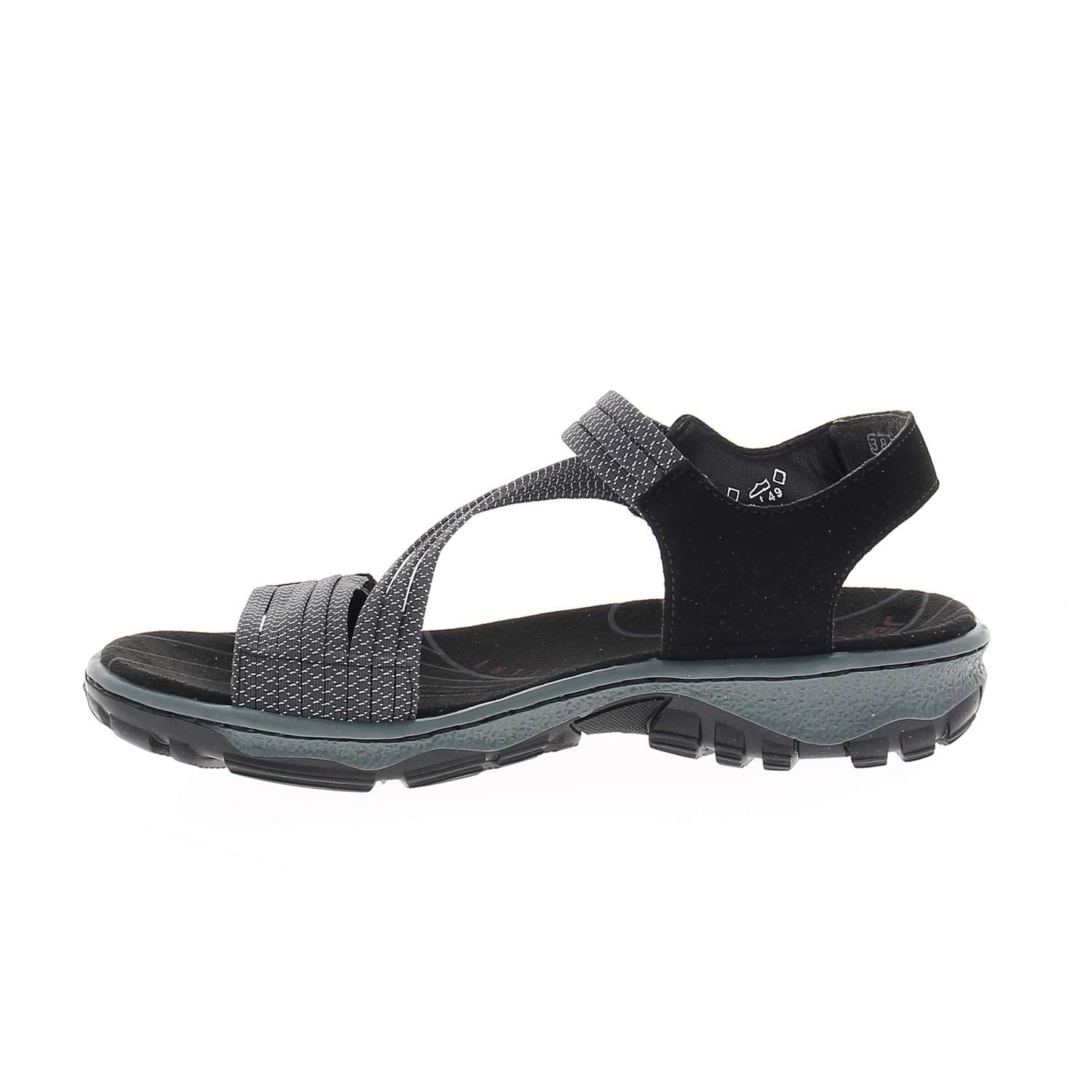 Sandales Femme RIEKER 68871 - RIOLLE Noir