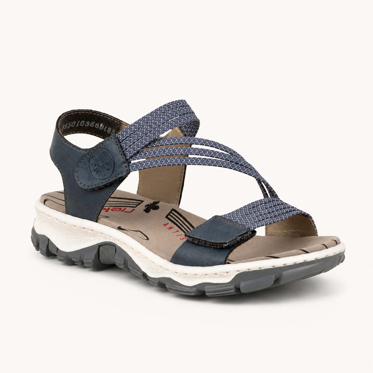 Sandales Femme RIEKER 68871 - RIOLLE Bleu