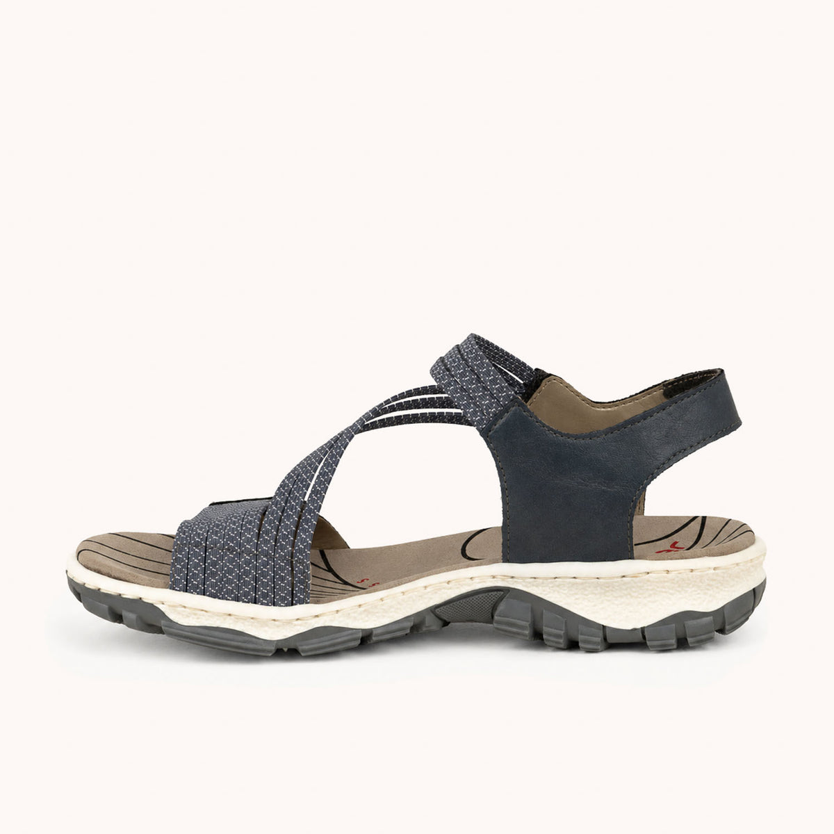 Sandales Femme RIEKER 68871 - RIOLLE Bleu