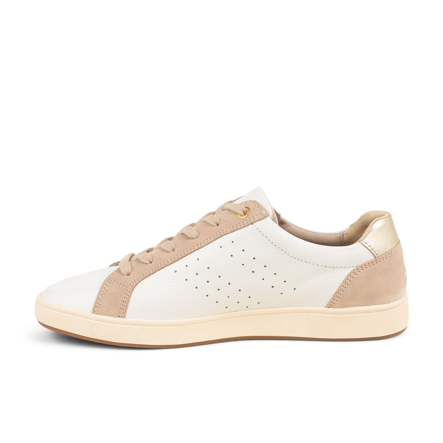 Baskets Femme MEPHISTO NIKITA Beige,Blanc