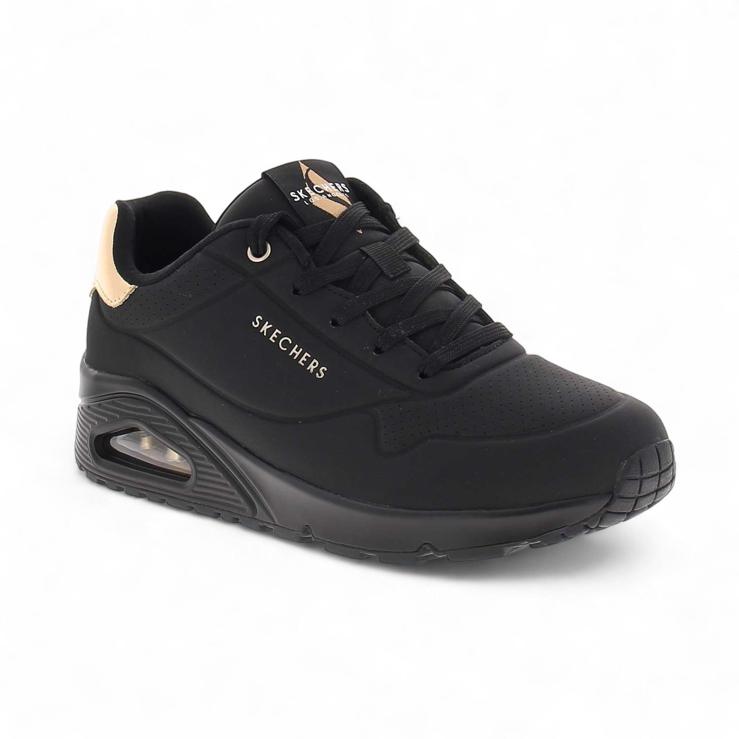 Baskets Femme SKECHERS UNO GOLDEN AIR Noir