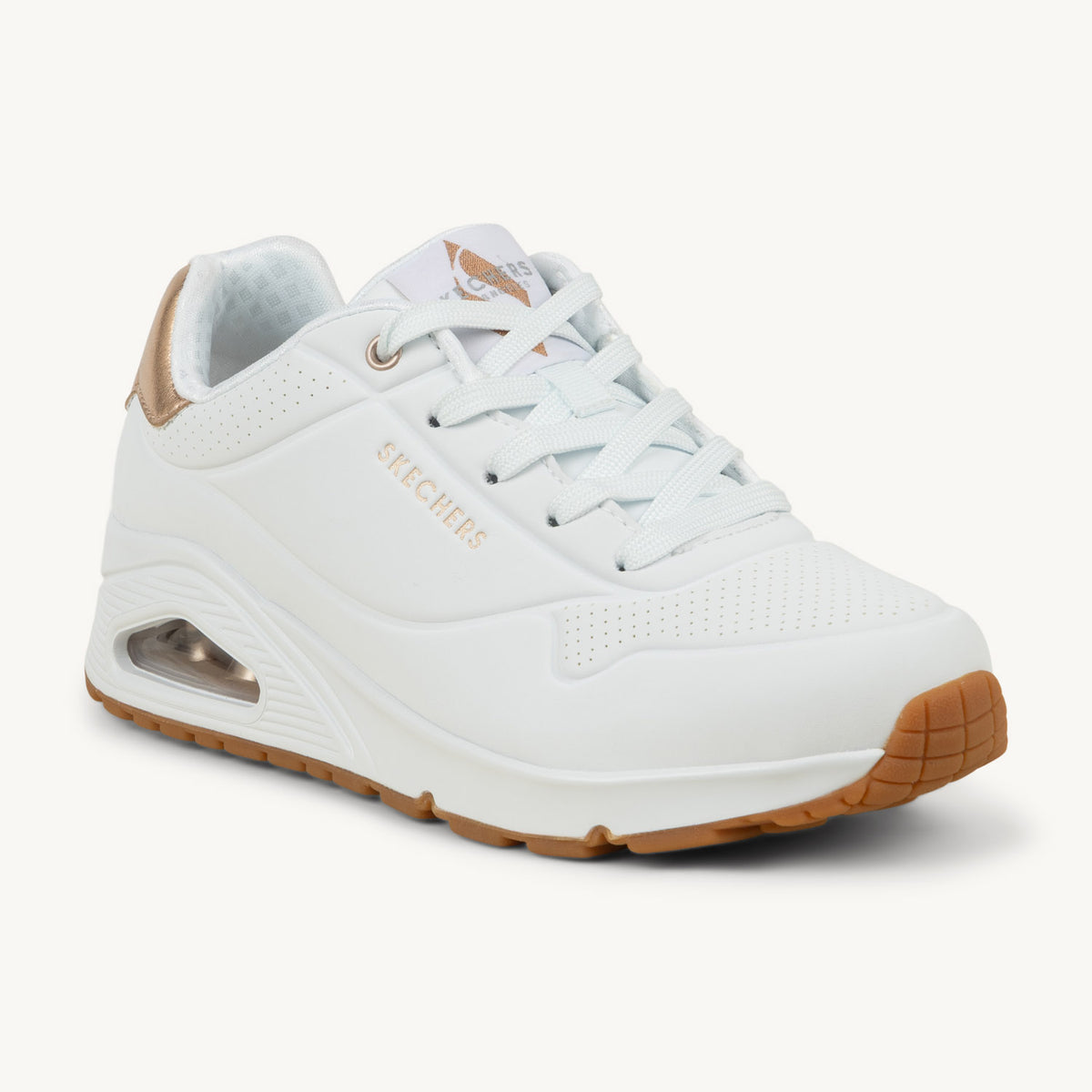 Sneakers Femme SKECHERS UNO GOLDEN AIR Blanc