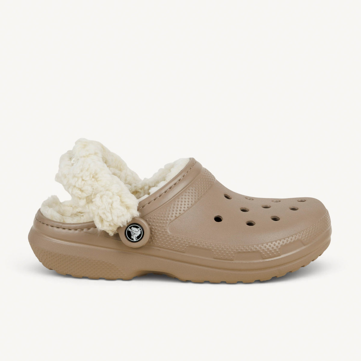Tongs et crocs Femme CROCS CLASSIC FLEECE LINED CLOG Beige