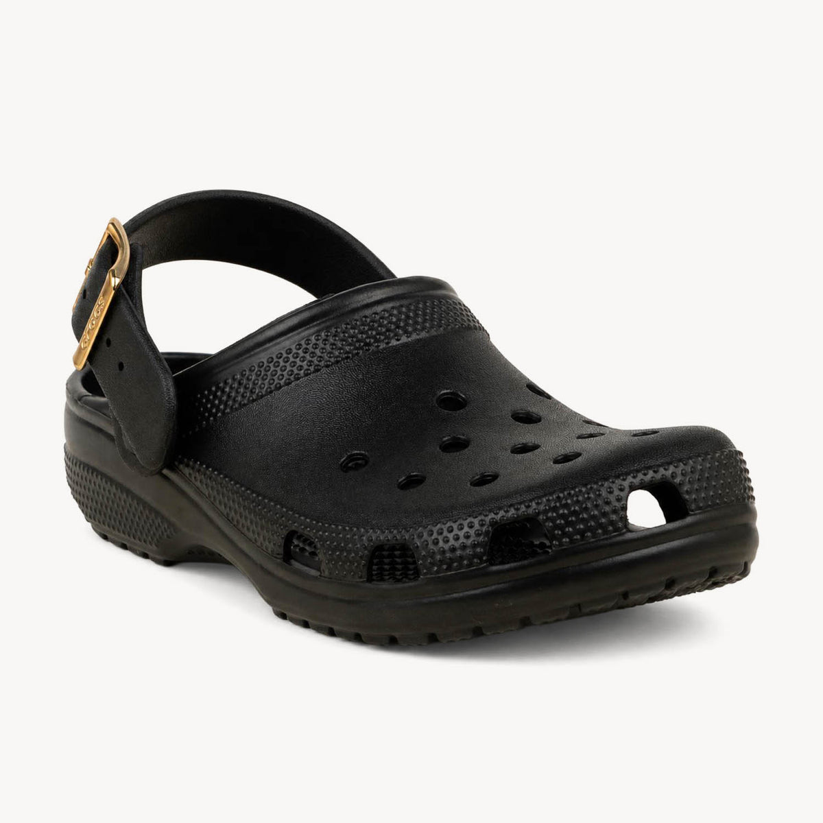 Tongs et crocs Femme CROCS CLASSIC METALLIC BUCKLE CLOG Noir