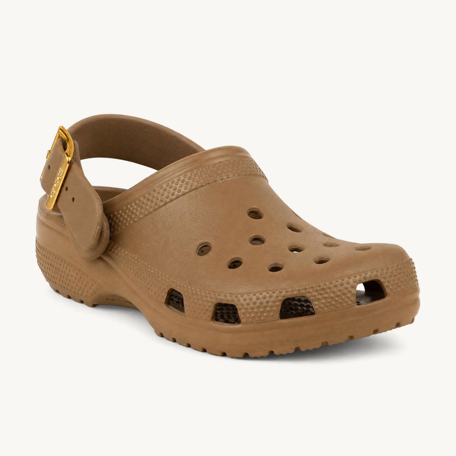 Tongs et crocs Femme CROCS CLASSIC METALLIC BUCKLE CLOG Marron