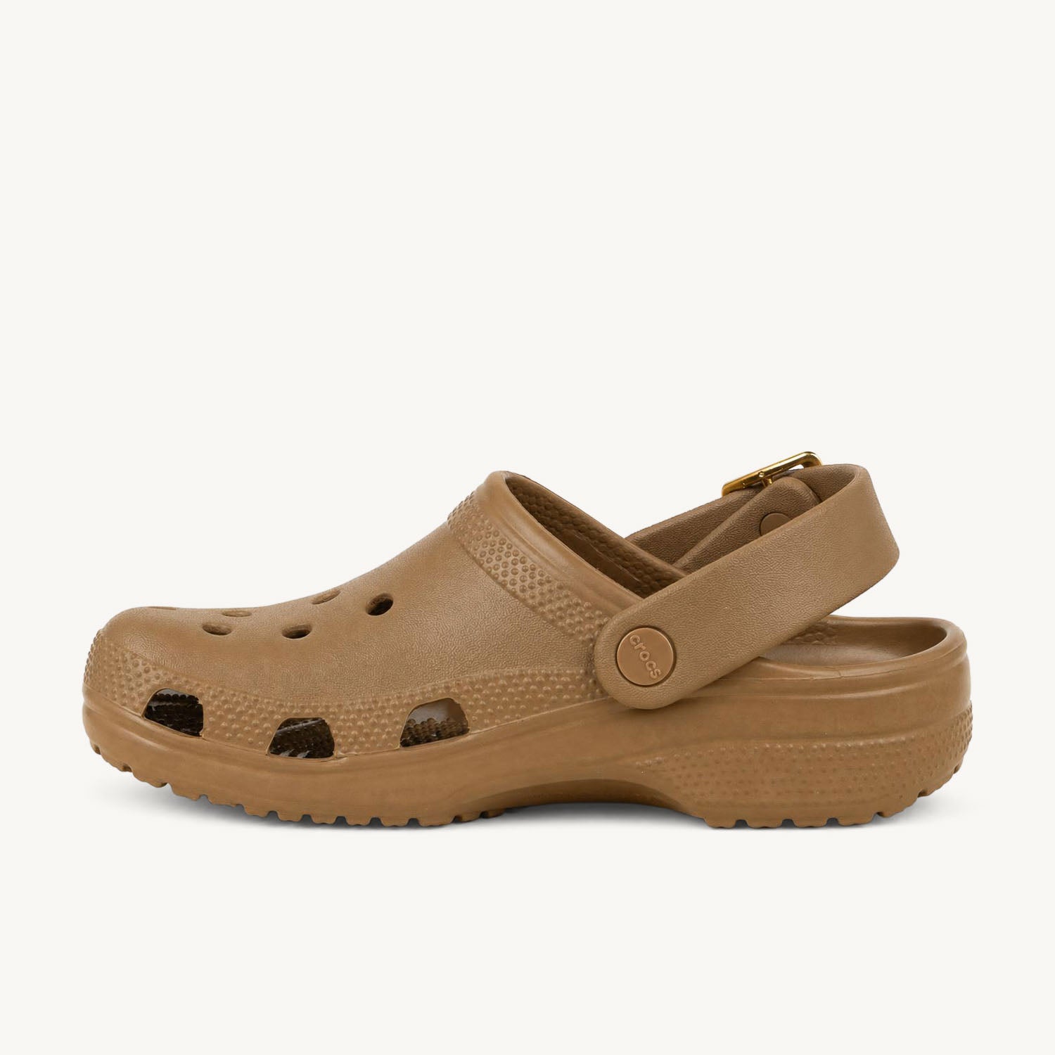Tongs et crocs Femme CROCS CLASSIC METALLIC BUCKLE CLOG Marron