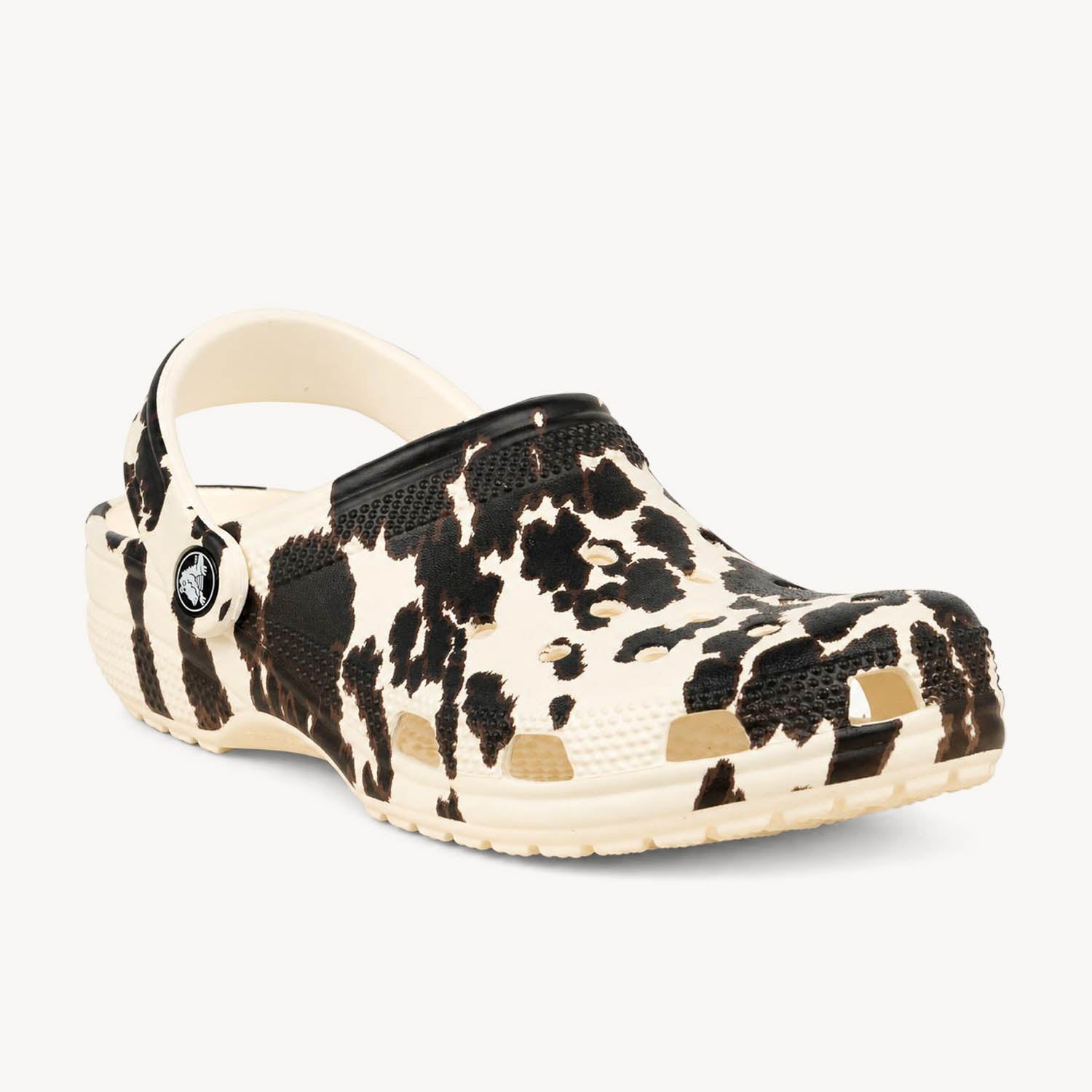 Tongs et crocs Femme CROCS CLASSIC POP ANIMAL CLOG Marron