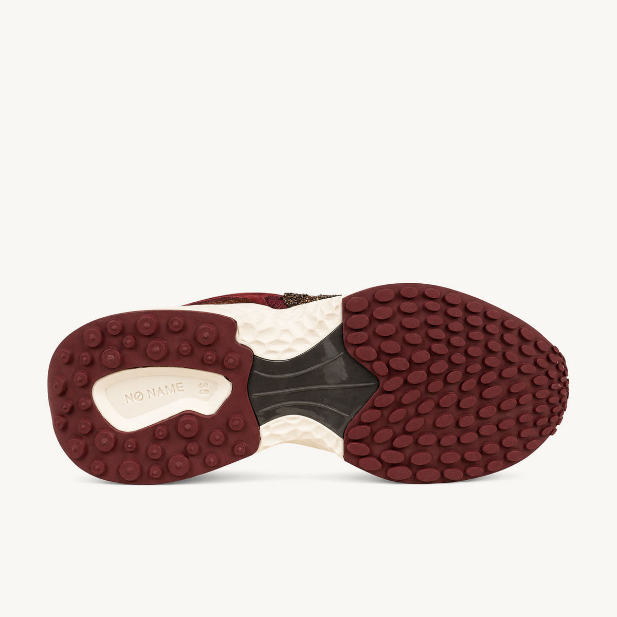 Baskets Femme NO NAME CARTER 2 RUNNER Bordeaux