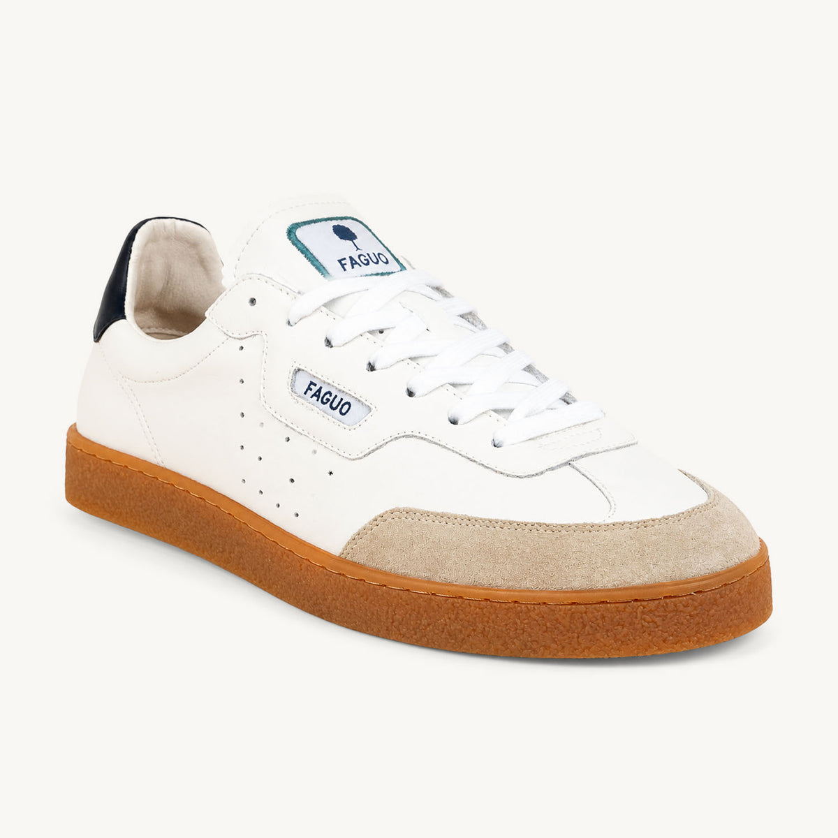Baskets Homme FAGUO LUMBO Blanc