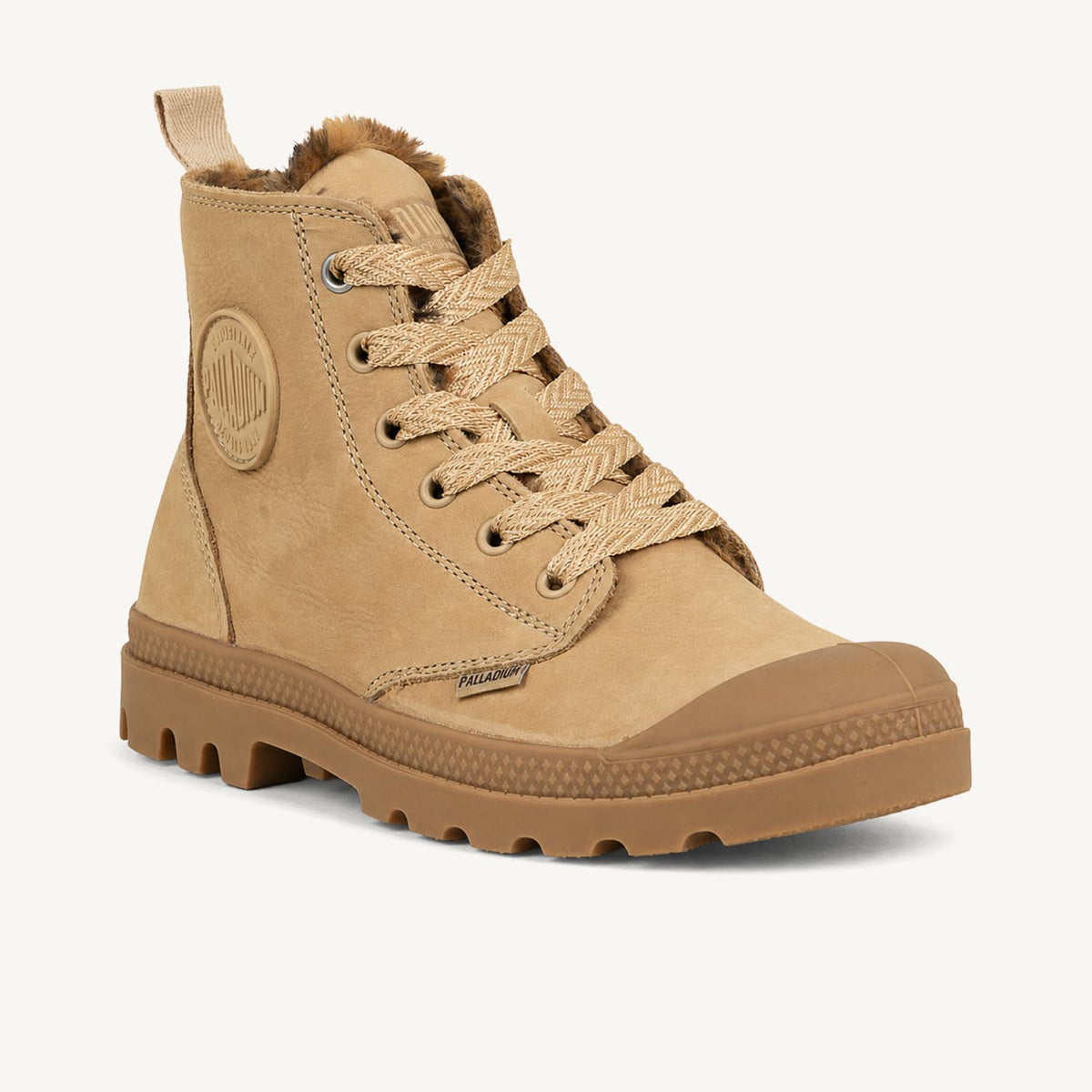 Boots et bottines Femme PALLADIUM PAMPA HI ZIP WIND - 94979 Beige
