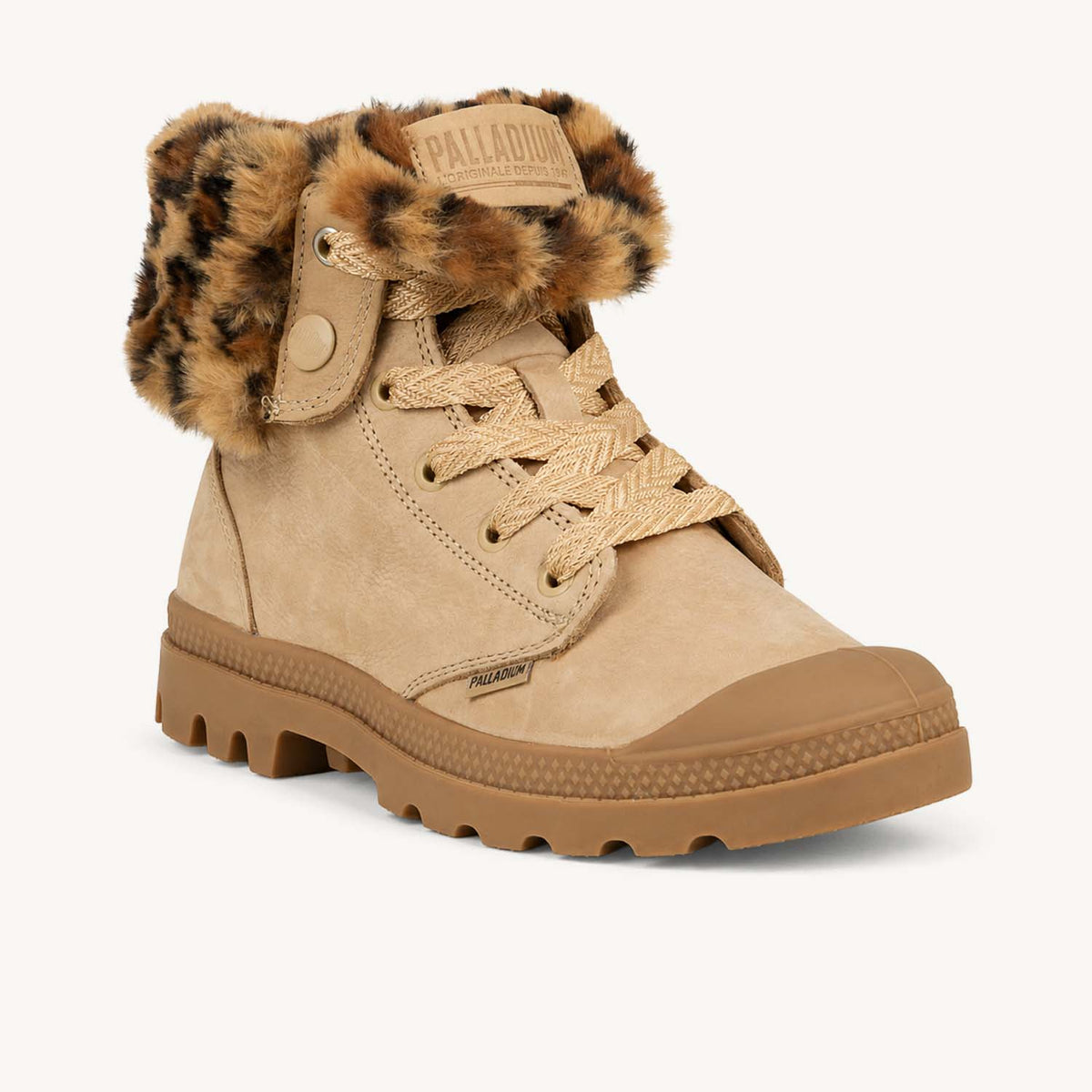 Boots et bottines Femme PALLADIUM BAGGY NBK WILD Beige