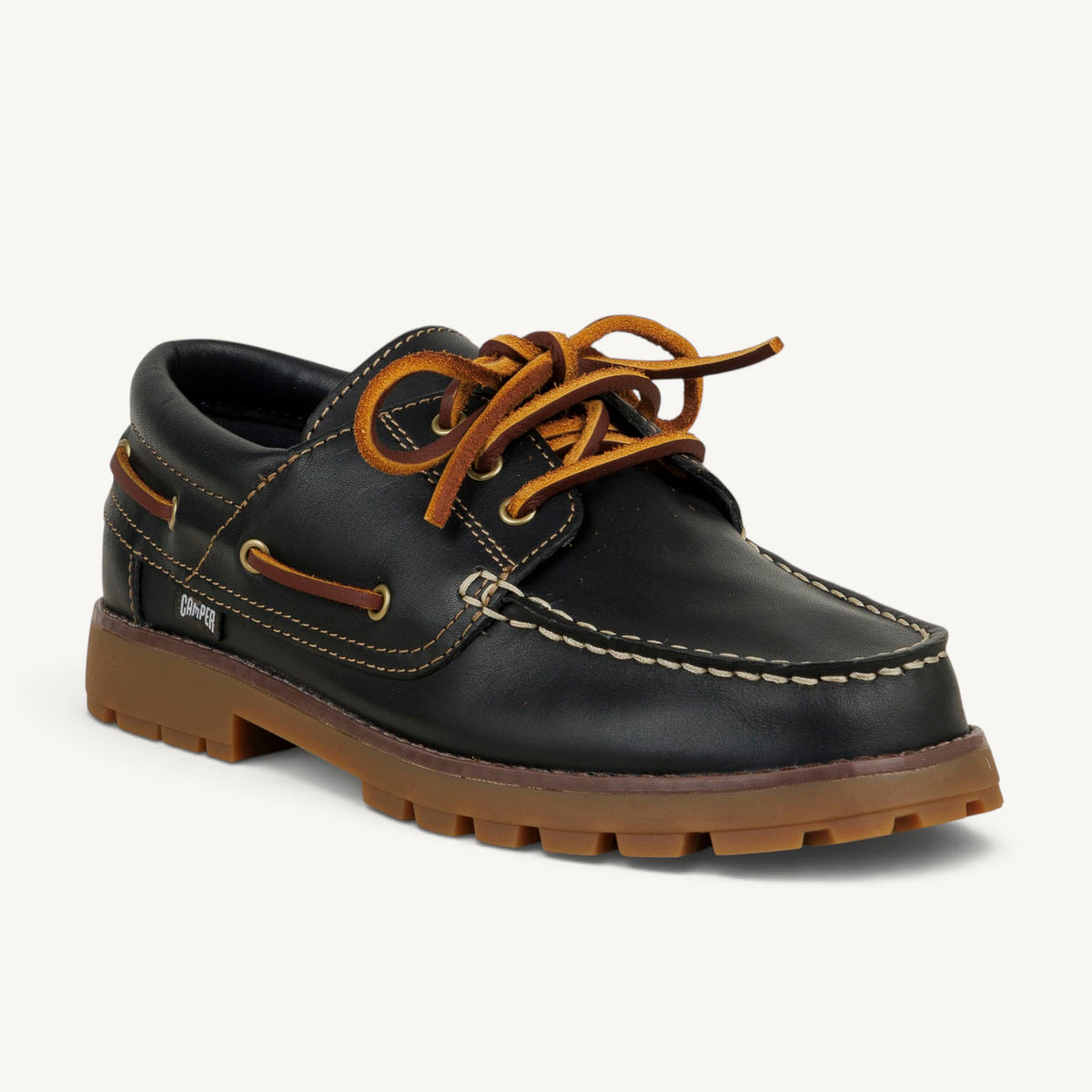 Chaussures Bateau Enfant CAMPER COMPAS Bleu