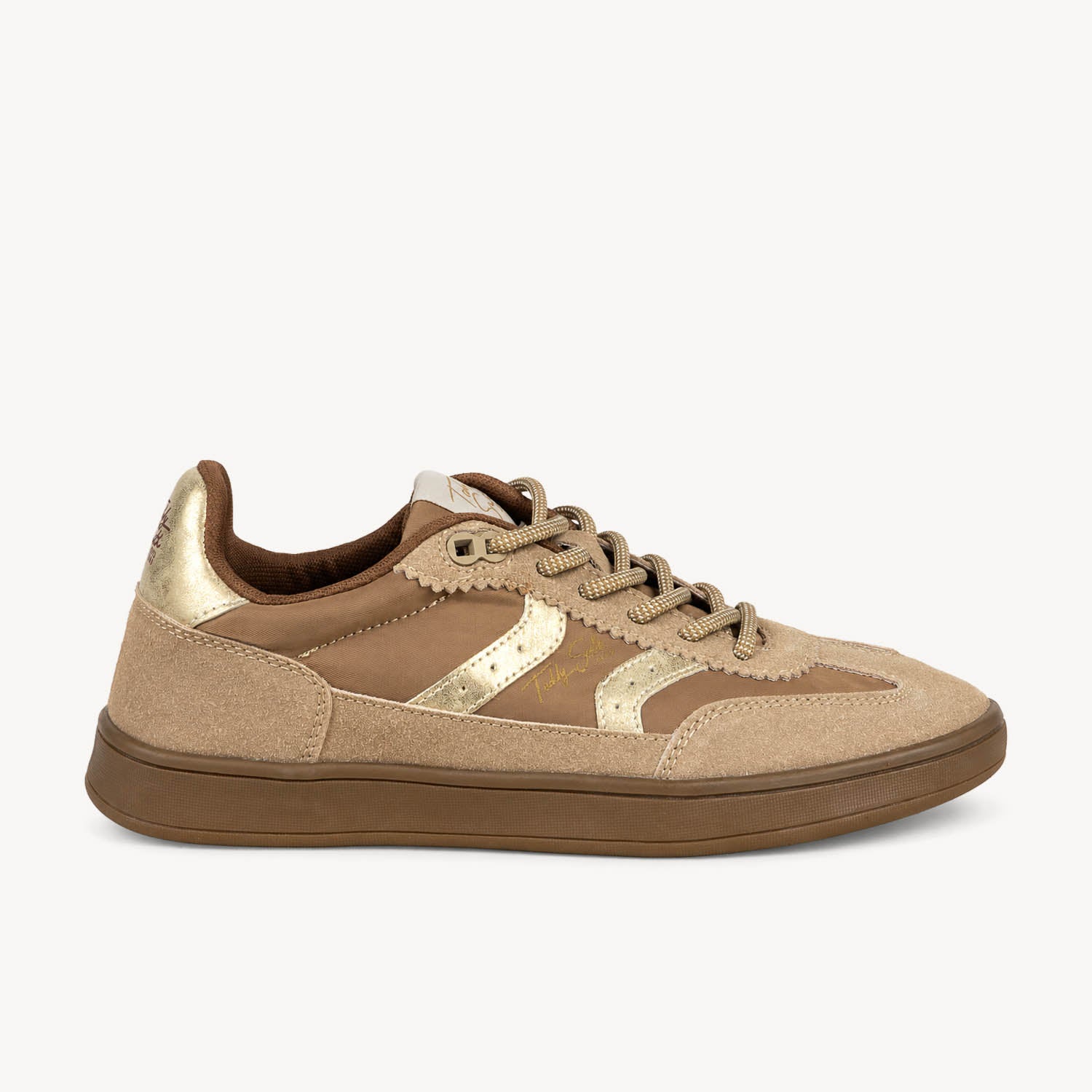 Baskets Femme TEDDY SMITH TEBANY Beige