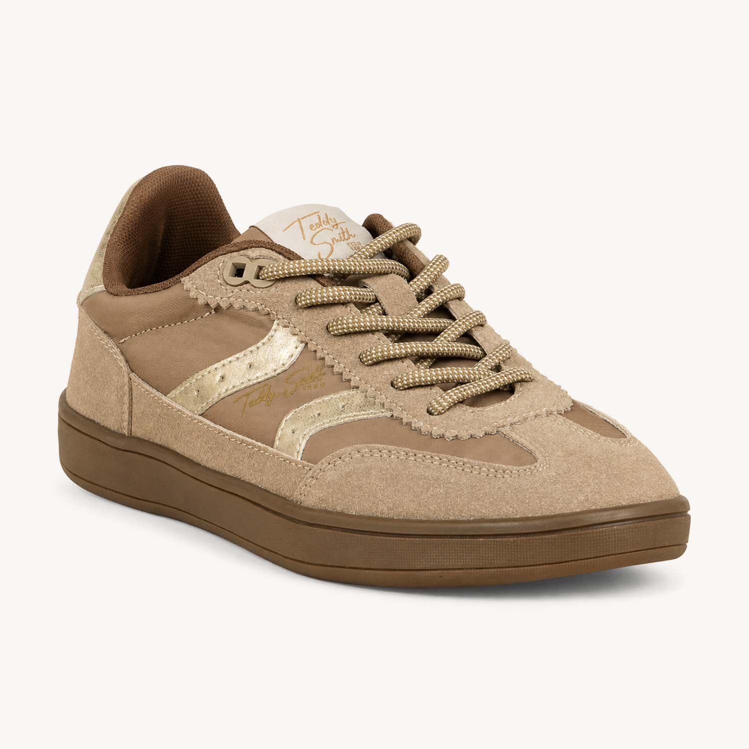 Baskets Femme TEDDY SMITH TEBANY Beige