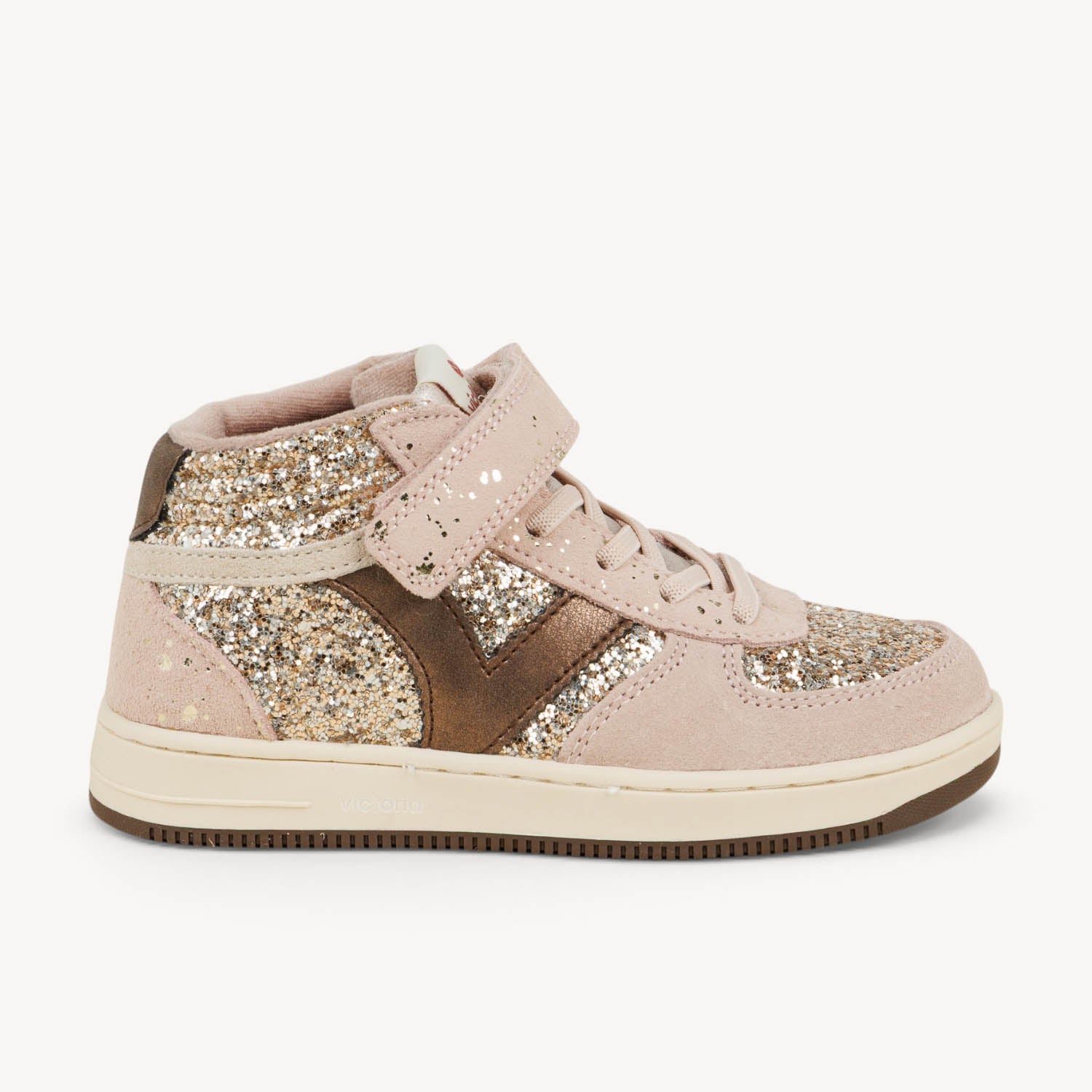 Sneakers Enfant VICTORIA TIEMPO HIGH Rose