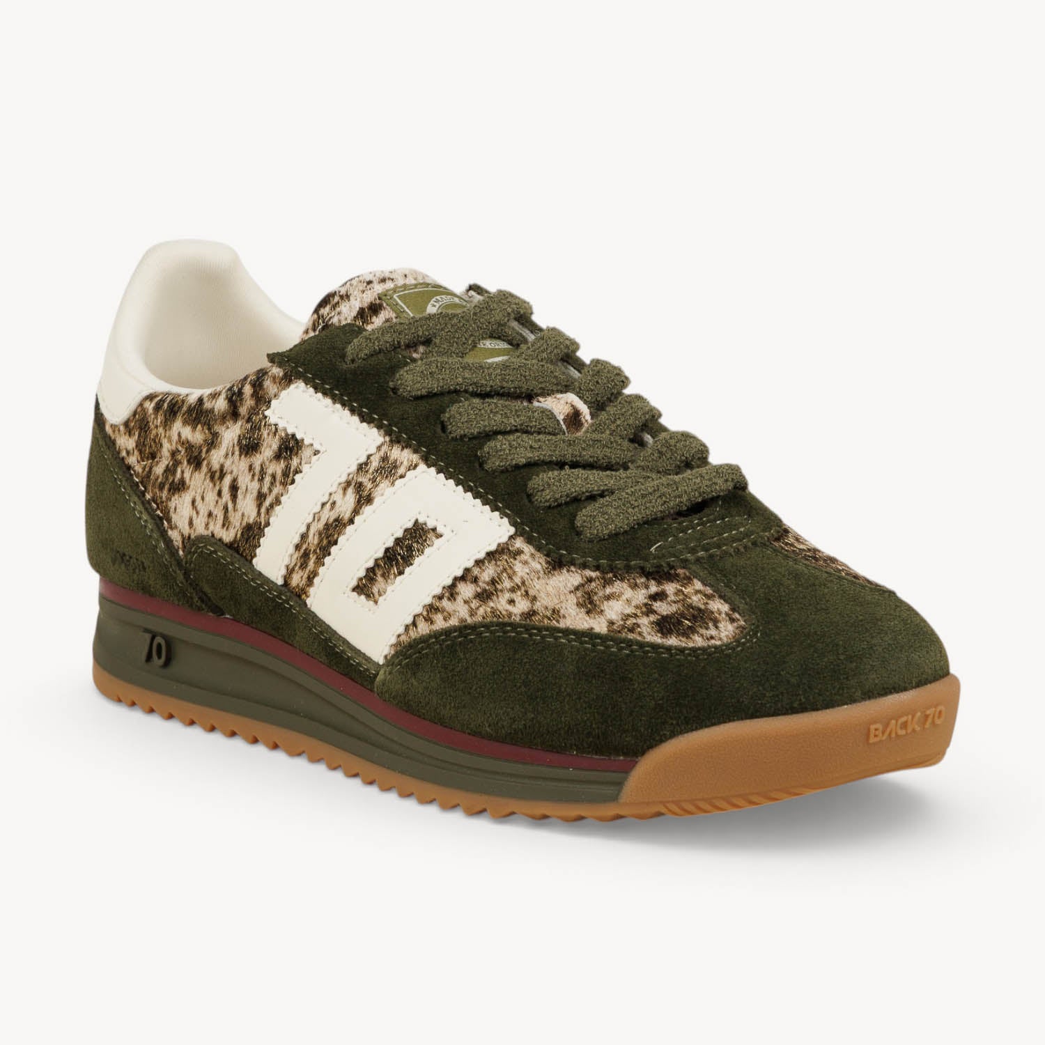 Sneakers Femme BACK70 JOGGER P101 Kaki