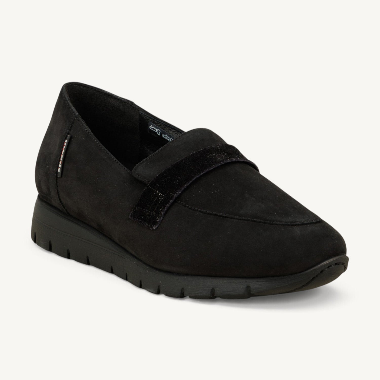 Mocassins Femme MOBILS BY MEPHISTO DIXIE Noir
