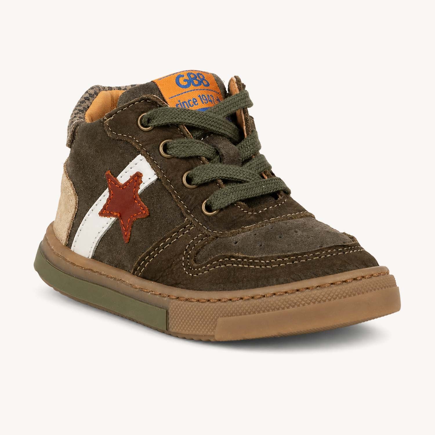 Chaussures montantes Enfant GBB RIKKIE Kaki