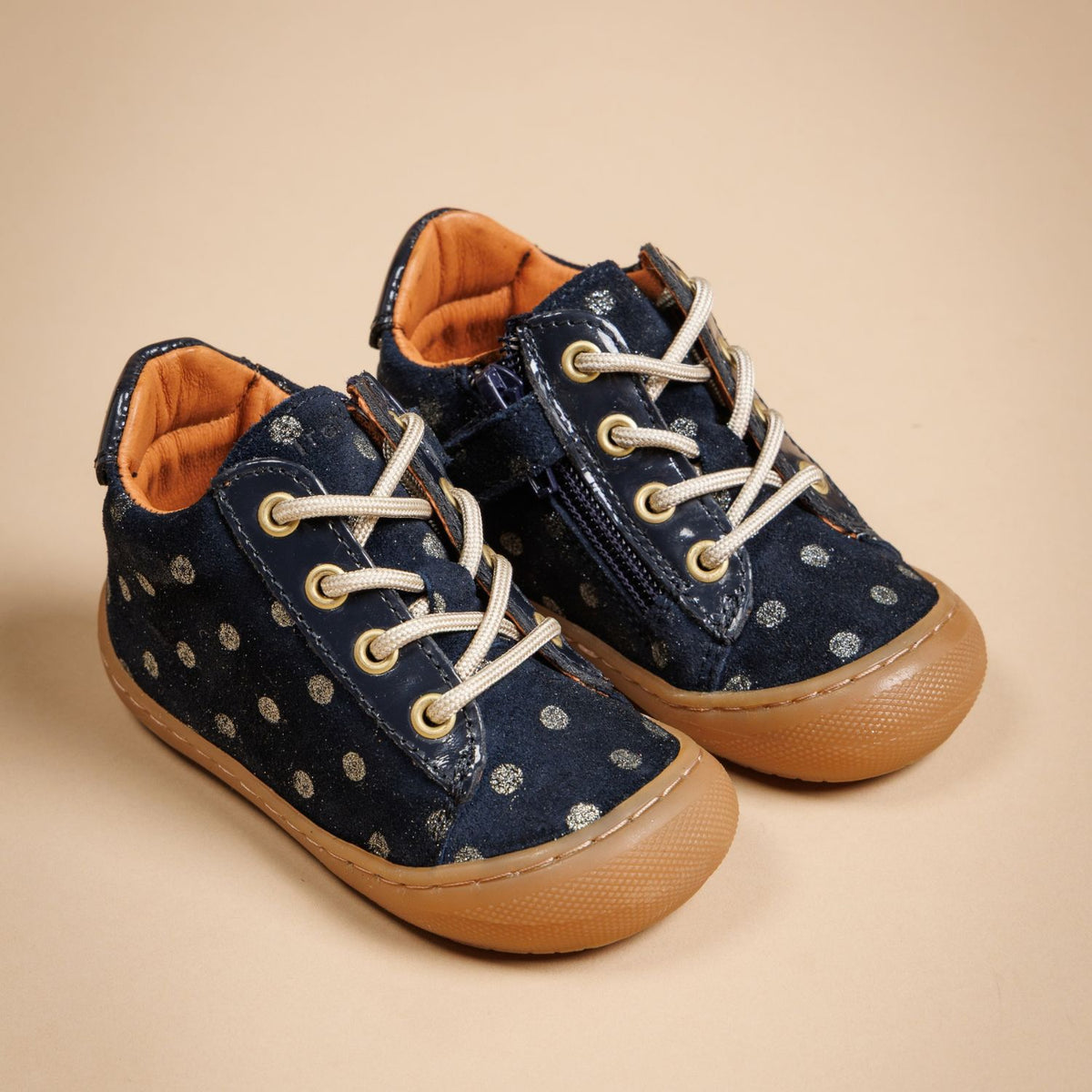 Chaussures montantes SAFE 1er pas TROTTINO Enfant Bleu