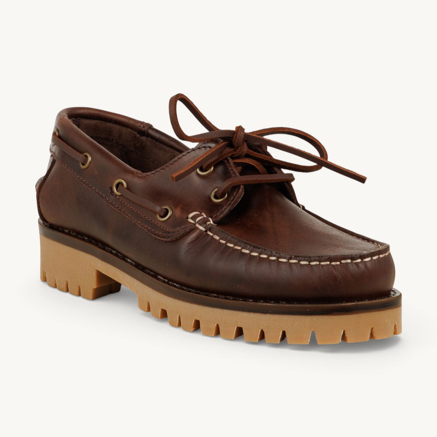 Chaussures bateau Femme ANOTHER STEP FLAKES Marron