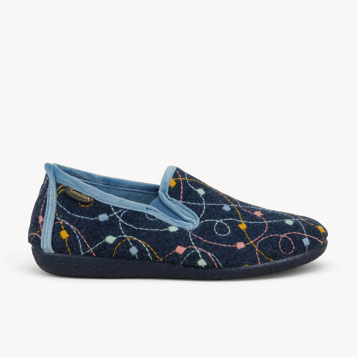 Chaussons Femme SEMELFLEX VINCIANE Bleu