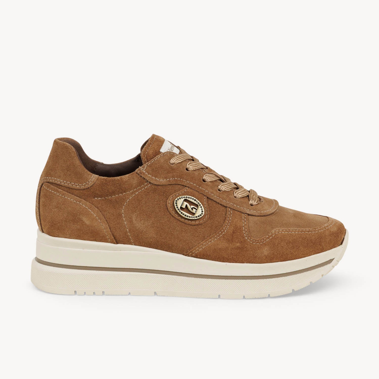 Baskets Femme NEROGIARDINI I617362 - NEROTOPO Beige