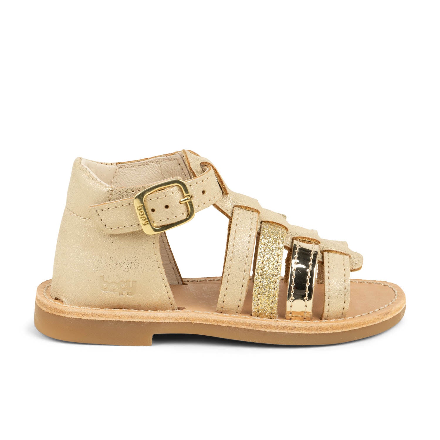 Sandales Enfant BOPY REGANE Or/Bronze