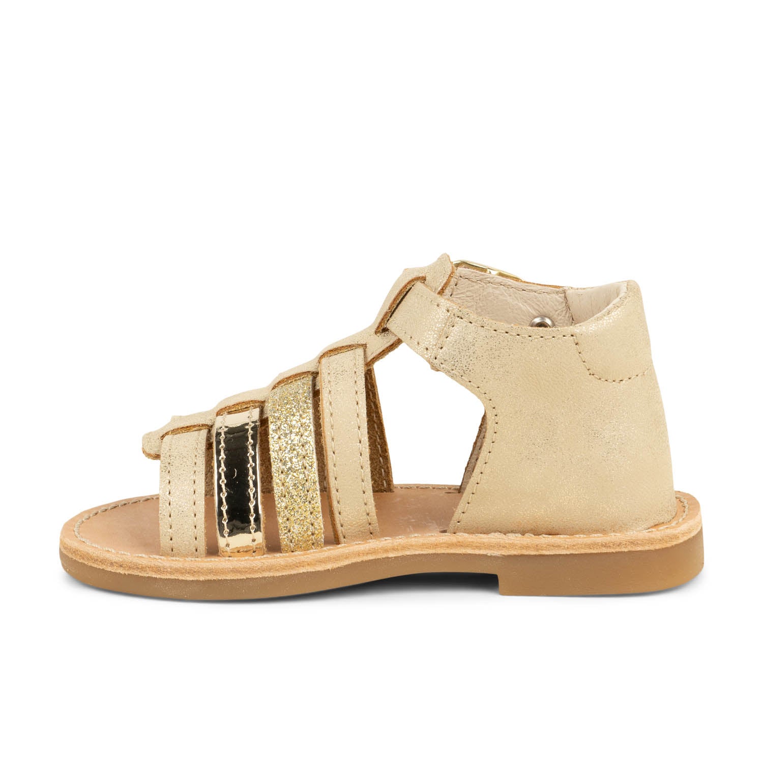 Sandales Enfant BOPY REGANE Or/Bronze