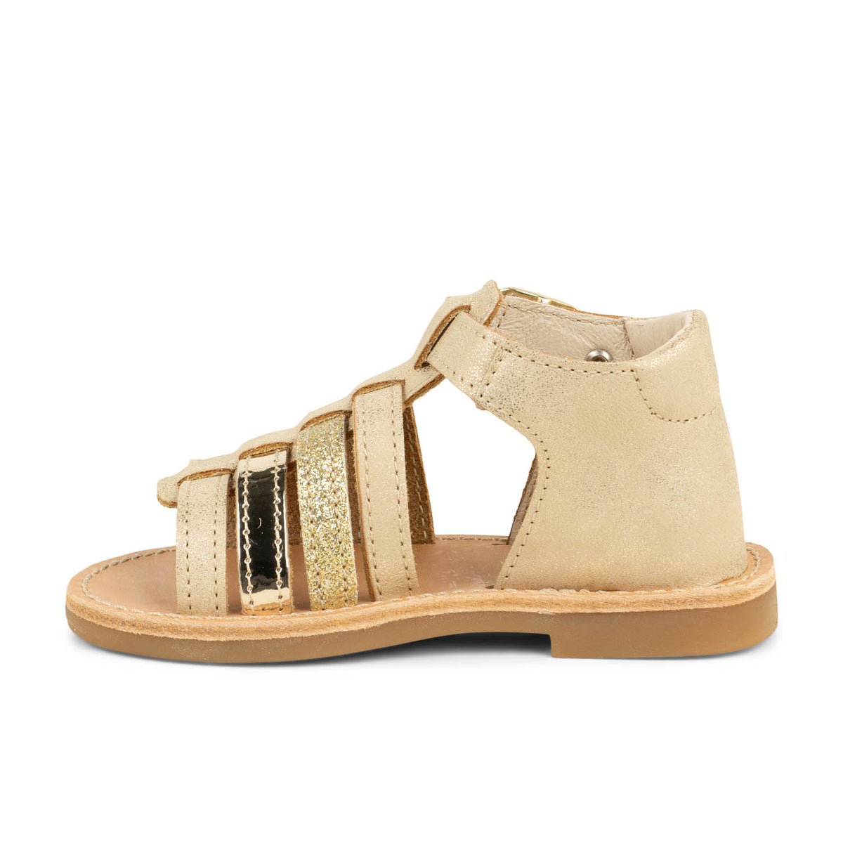 Sandales Enfant BOPY REGANE Or/Bronze
