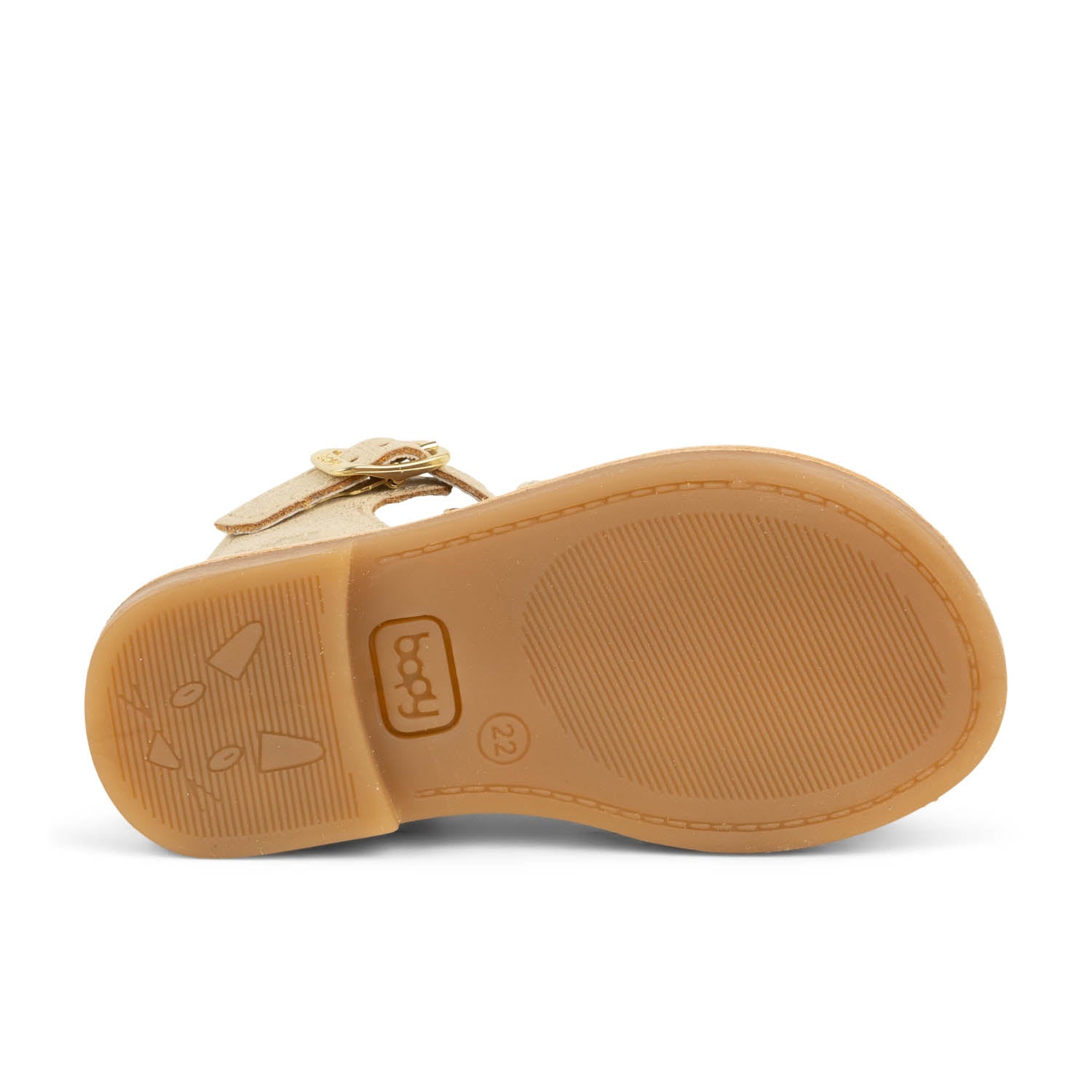 Sandales Enfant BOPY REGANE Or/Bronze