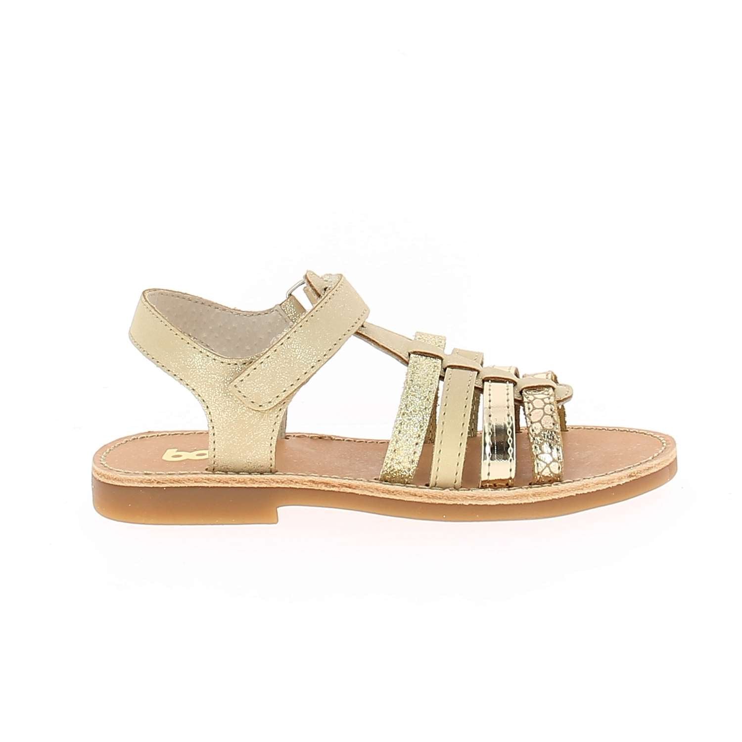 Sandales Enfant BOPY ELBORO Or/Bronze