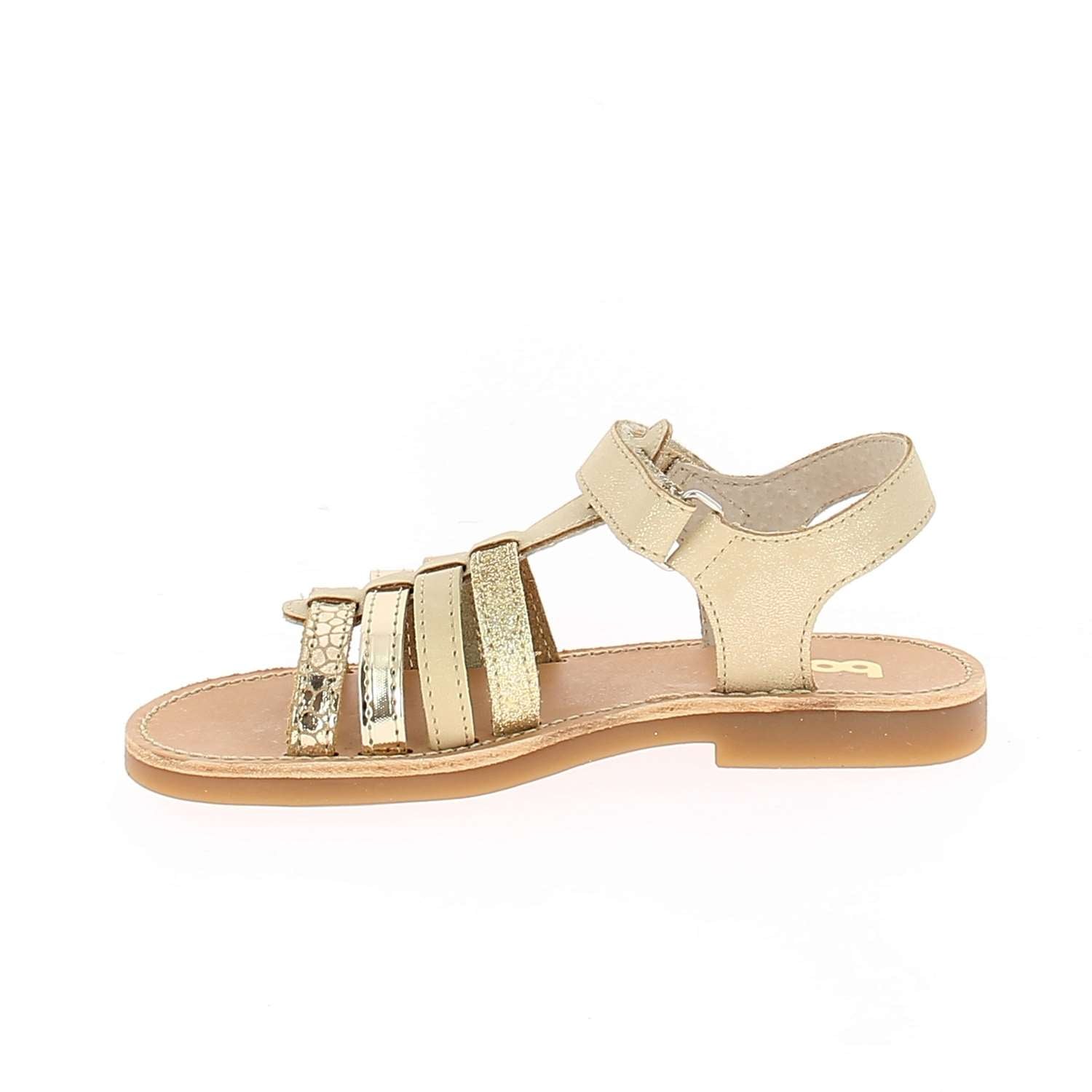 Sandales Enfant BOPY ELBORO Or/Bronze