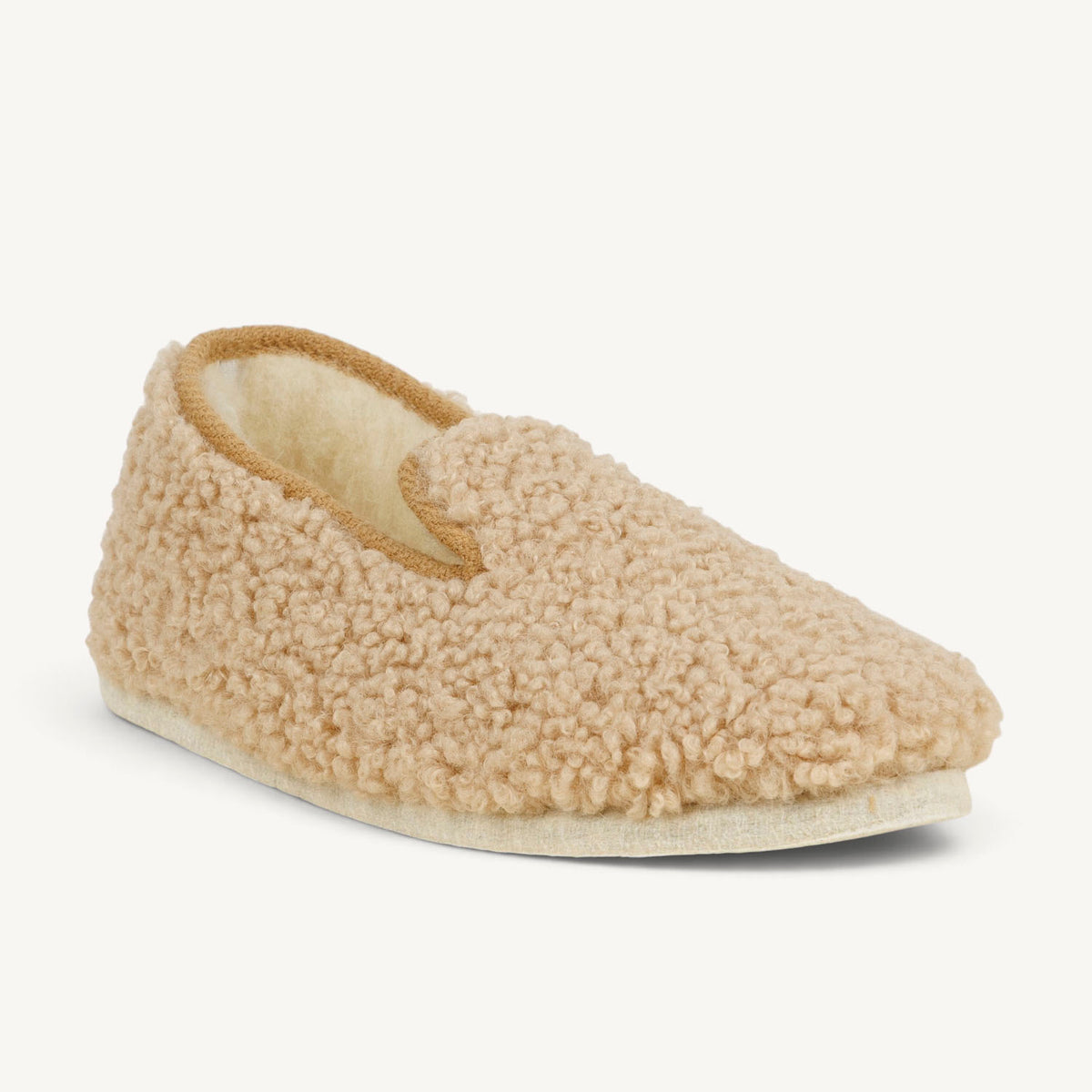 Chaussons Femme CHAUSSE MOUTON LAINEY Beige