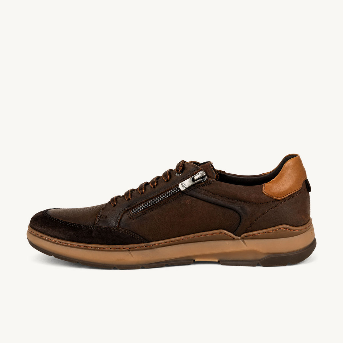Baskets Homme FLUCHOS F2510 - JEFFLU Marron
