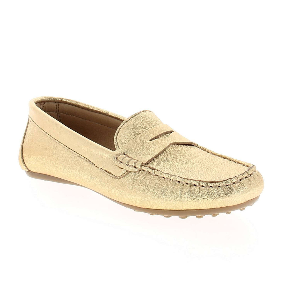 Mocassins Femme XAPI BENINO Or/Bronze