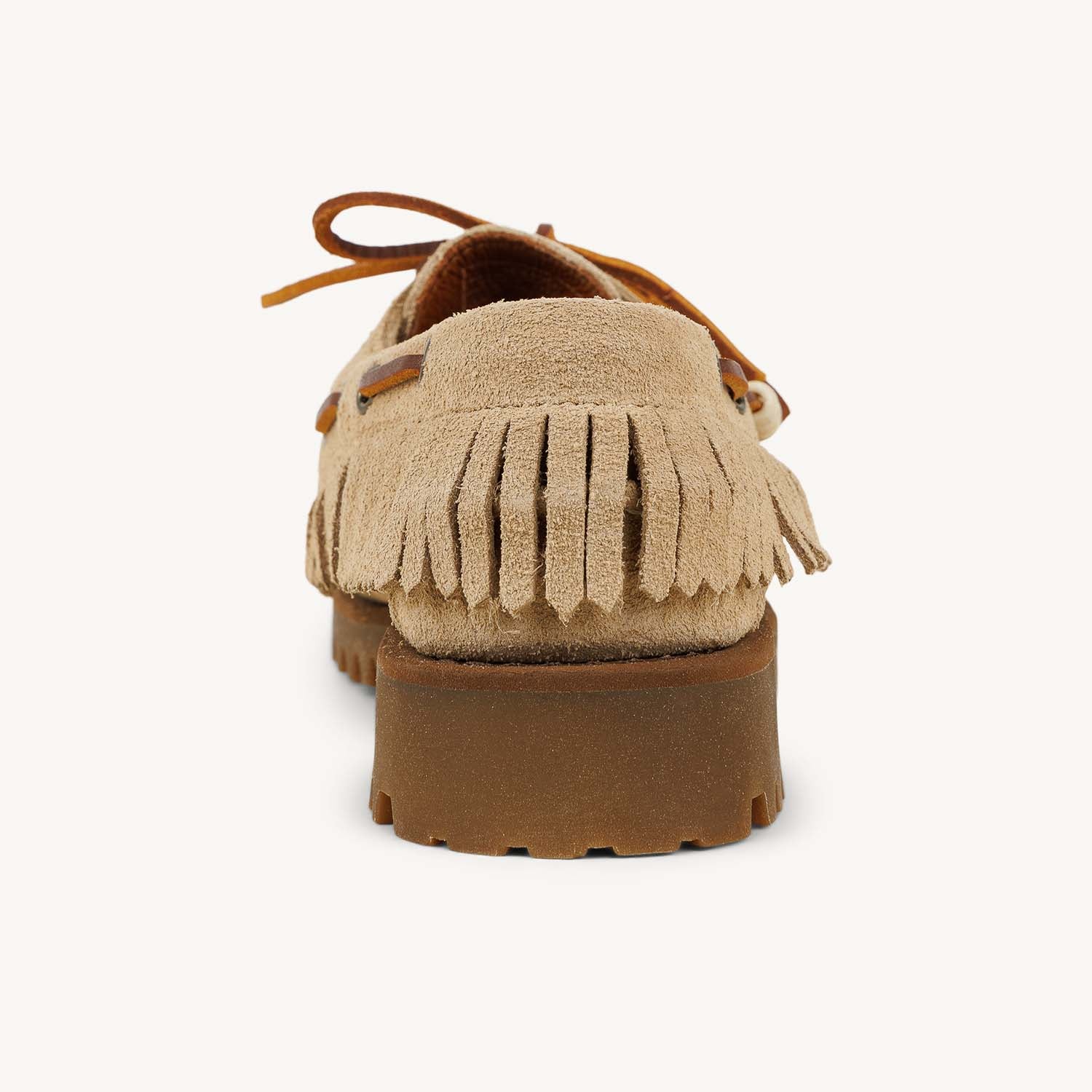 Chaussures bateau Femme SEBAGO RANGER FRINGE Beige