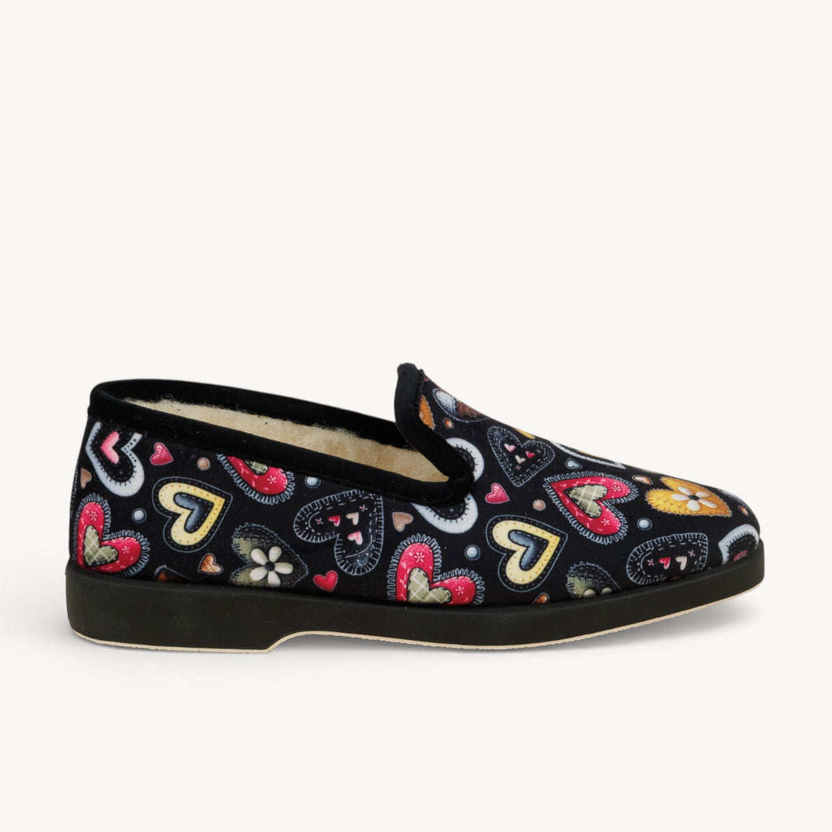 Chaussons Femme LA MAISON DE L'ESPADRILLE Noir
