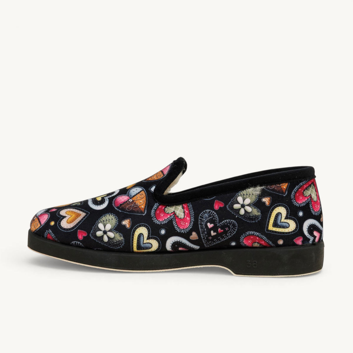 Chaussons Femme LA MAISON DE L'ESPADRILLE Noir
