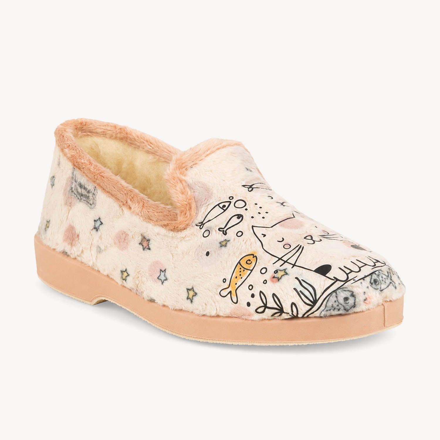 Chaussons Femme LA MAISON DE L'ESPADRILLE LACHAMIAOU Beige