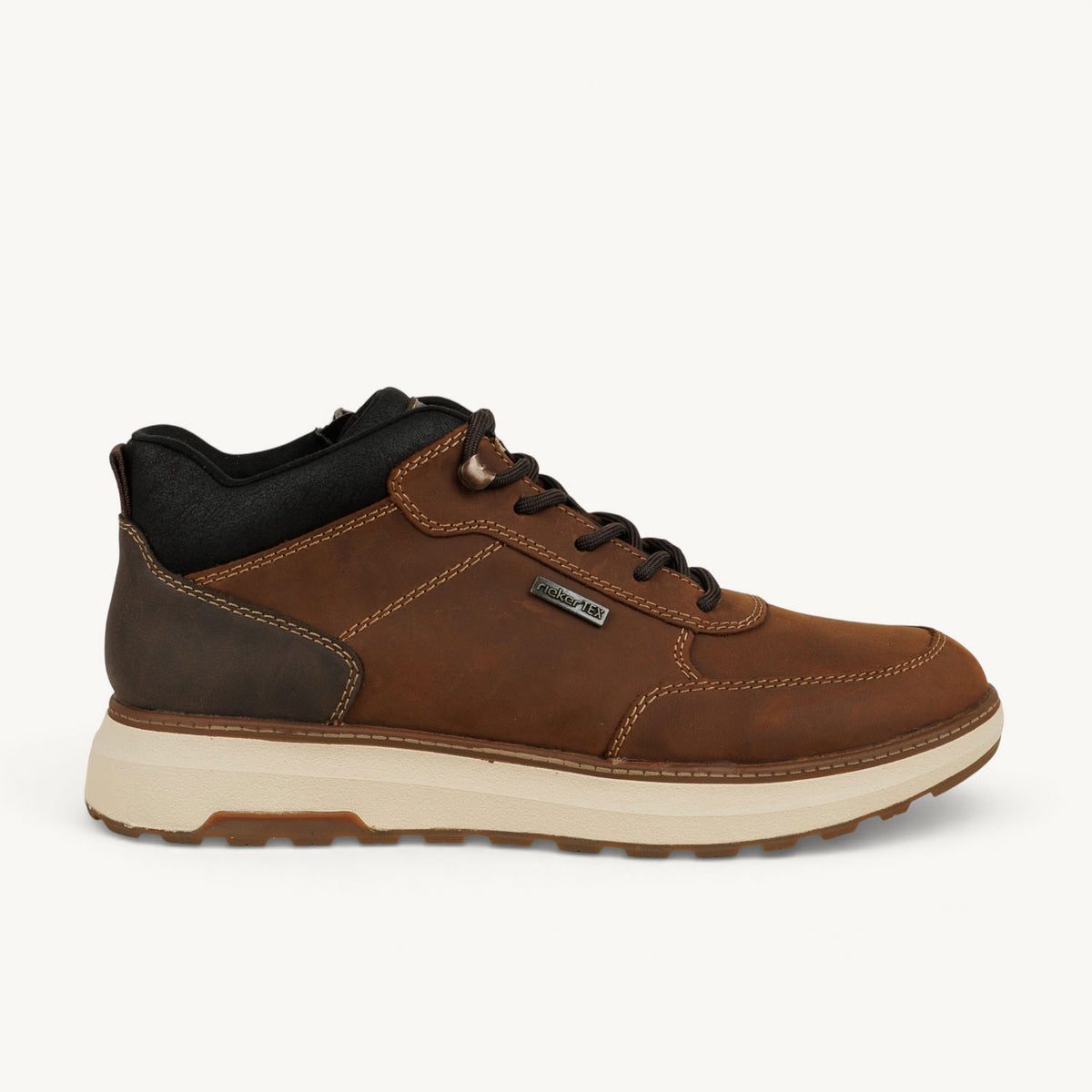 Baskets Homme RIEKER B5501 - RIAT Marron